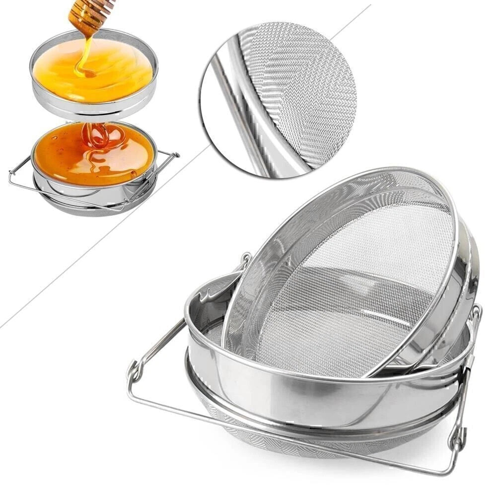 Adjustable Honey Sieve Strainer Filter for Beekeeping Equipment