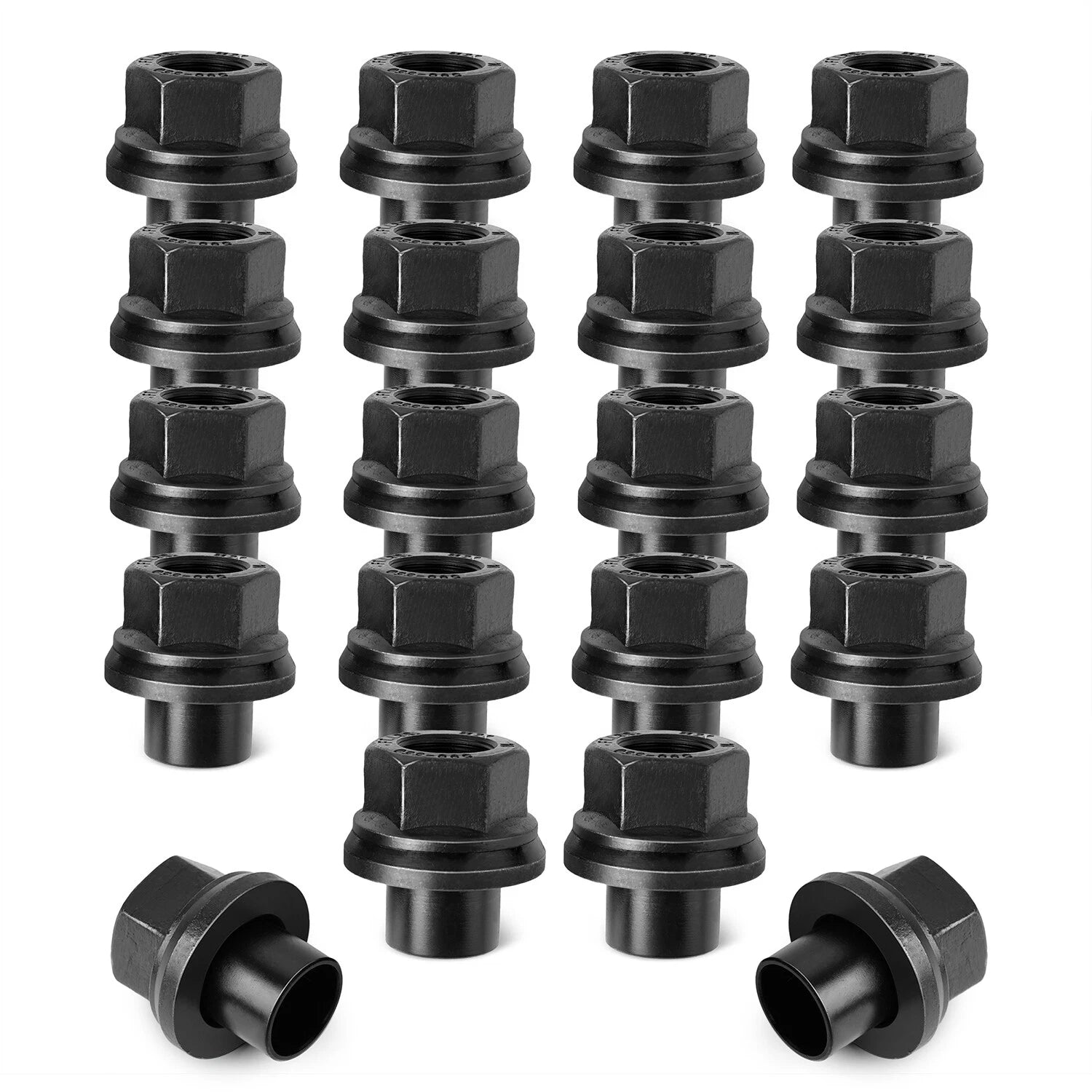 Set of 20 M22x1.5 33mm Wheel Nuts Sleeve Nuts for