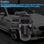 Heater Control Valve for BMW 5 Gran Turismo (F07) 520d (2011–2017) 74931