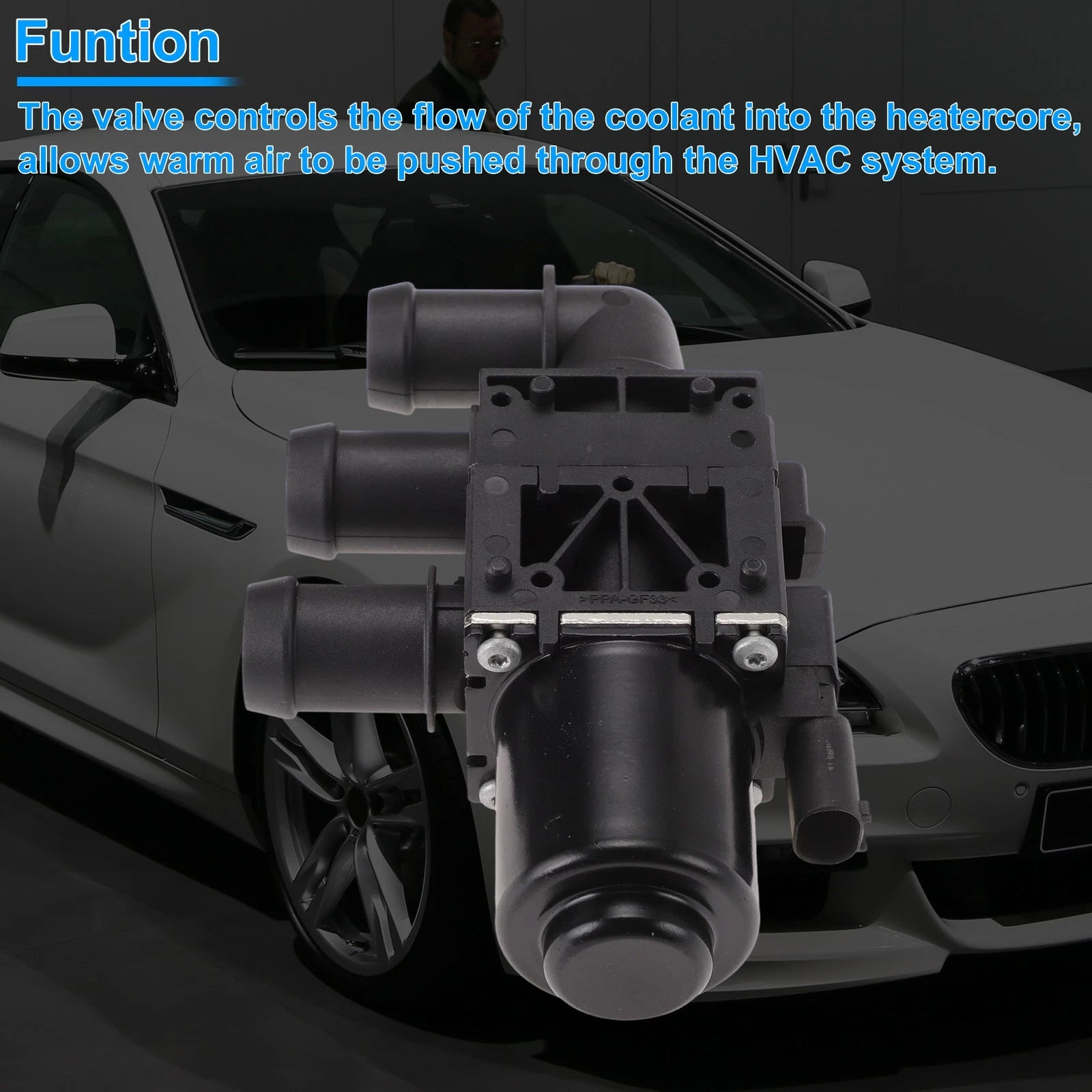 Heater Control Valve for BMW 5 Gran Turismo (F07) 520d (2011–2017) 74931