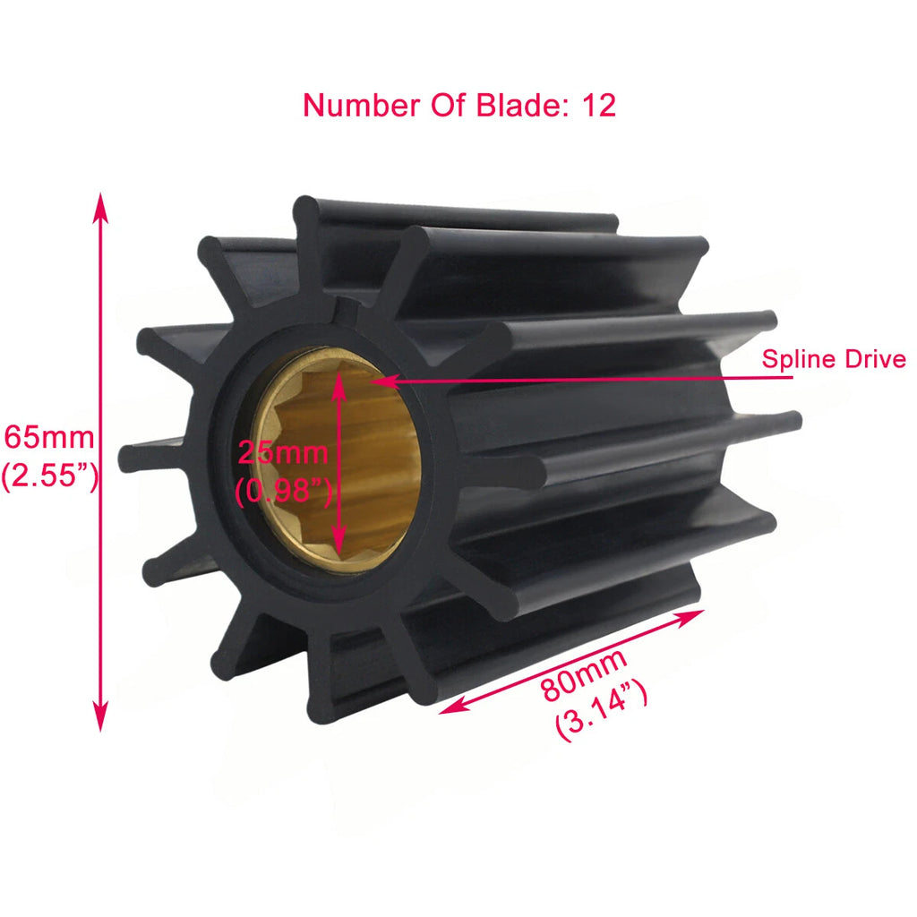 Impeller Kit for Yanmar 6LY2(A)-STE/STP, 6LYA-STE/STP/UTE (119574-42552)