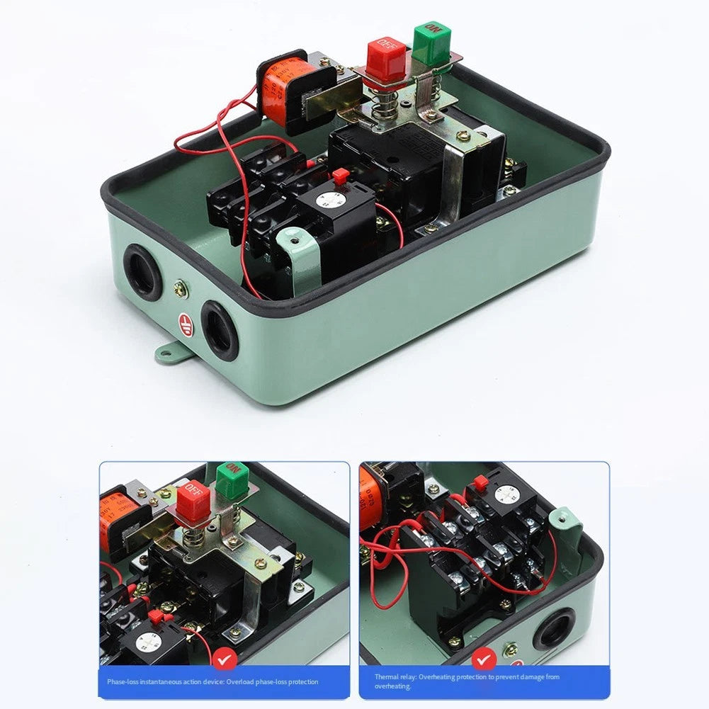 Magnetic Starter QZ610-10RF for Industrial Motor Control Systems (380V 20A)