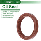 Set of 5 Oil Seal Rotary Shaft Seal FKM Rubber 28x35x5mm