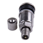 4 x Bolt-in Tubeless Wheel Tyre Valves with Dust Caps for Car & Truck