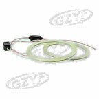 Pair 80mm COB LED Angel Eyes Halo Ring Fog Lamps for