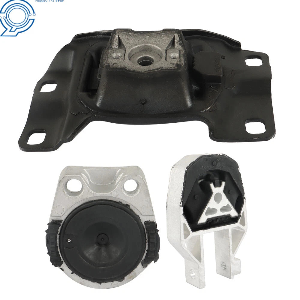 3X Engine Motor & Transmission Mounts for Ford Focus (2012–2018)