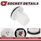 1 Pc Headlight Light Socket for Hyundai XG350 (2002–2005) No. 9216138000
