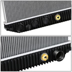 2-Row Aluminum Core Radiator for Volvo VNL 10.8/11.9/12.1/12.8/14.9/16.1L (2007–2014)