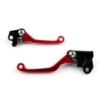 Off Road Pivot Aluminum Brake Clutch Levers for Honda CRF230F (2003–2009) Red