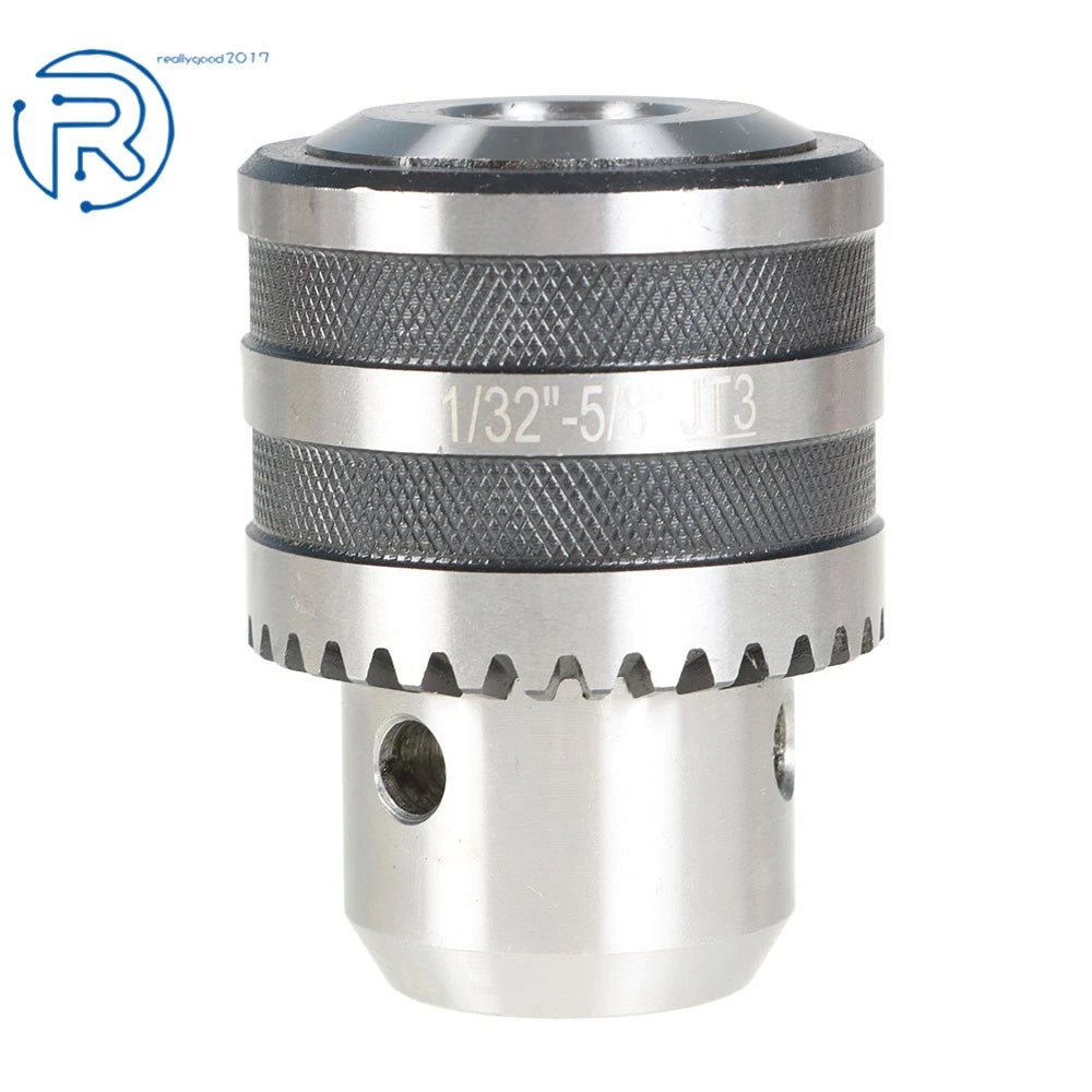 Drill Chuck for Heavy Duty 2MT JT3 Shank (1/32" - 5/8")