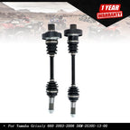 Set of 2 CV Axles for Yamaha Grizzly 660 (2003â2008)