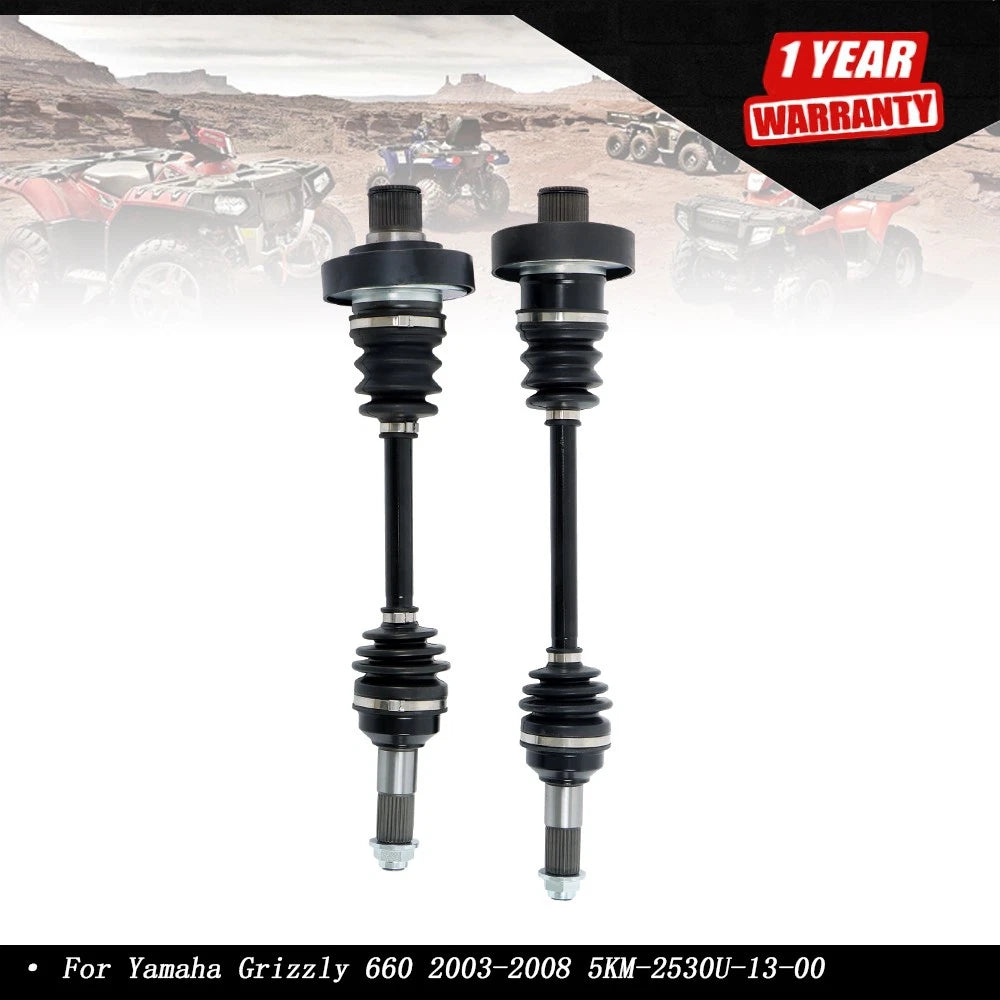 Set of 2 CV Axles for Yamaha Grizzly 660 (2003â2008)