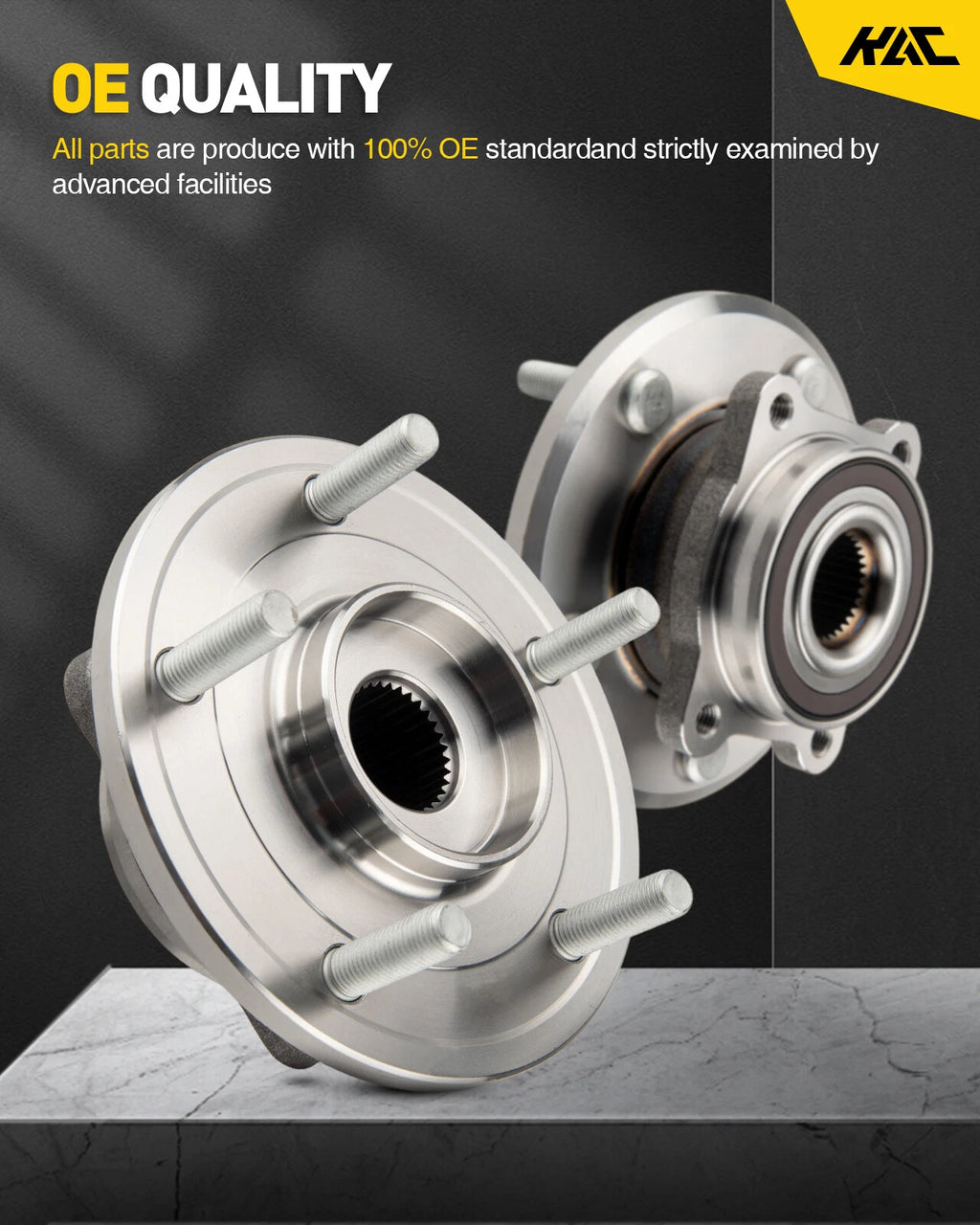 Front Wheel Bearing Hub for Mazda Miata (1990–1997, 1999–2005)