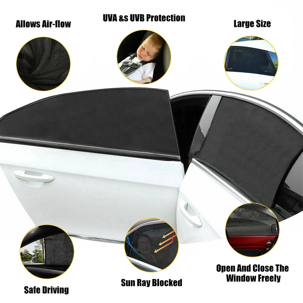 Set of 4 Sunshade Protectors for Car V