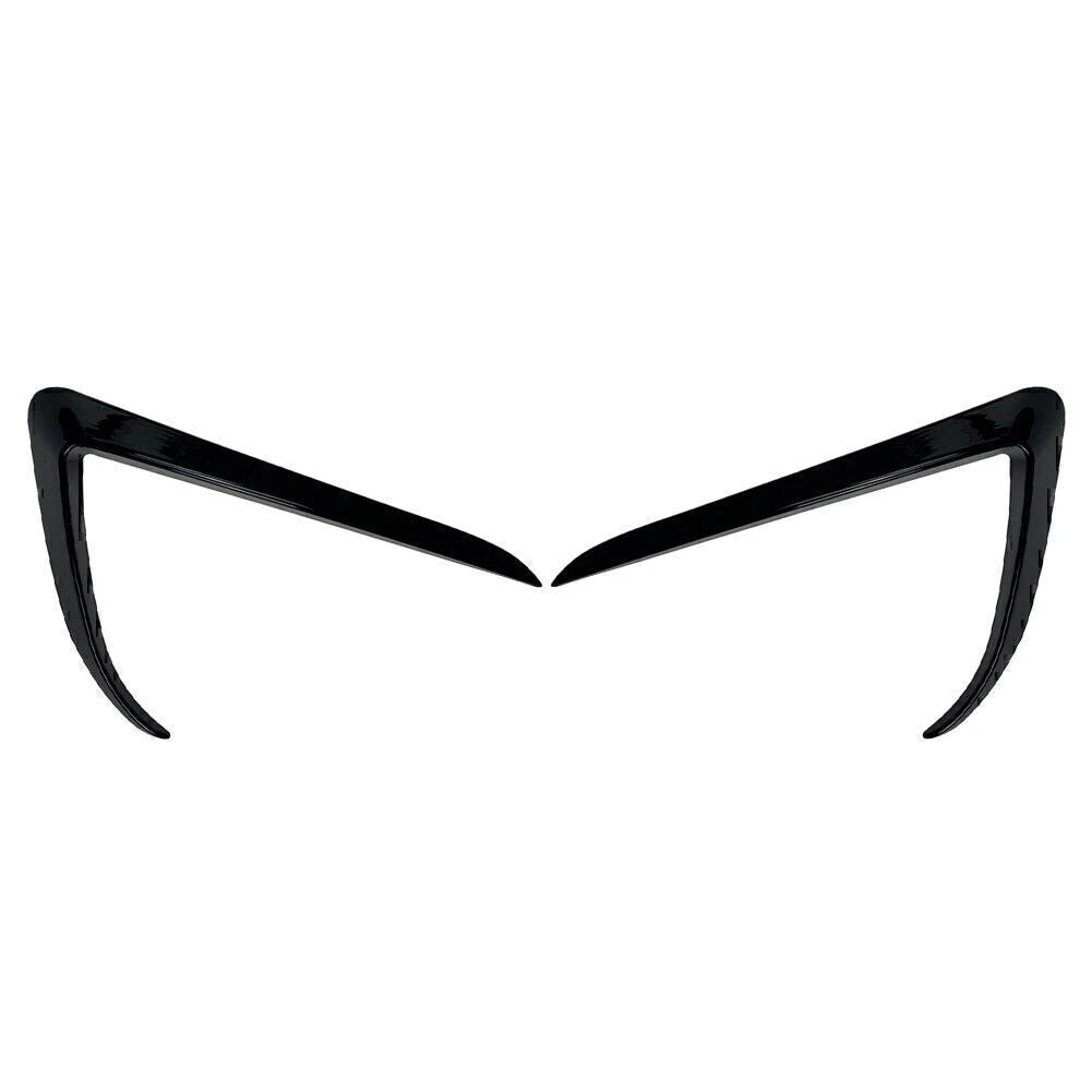 1 Pair Fog Light Eyebrow Cover Trim for Tesla Model X (2015–2020)