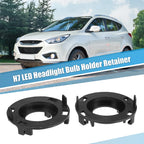 2X H7 LED Headlight Bulb Retainers Holder Adapter for Hyundai Mistra (2017)