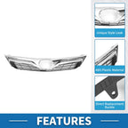 Front Hood Bumper Grille for Toyota Camry LE (2012) - Black