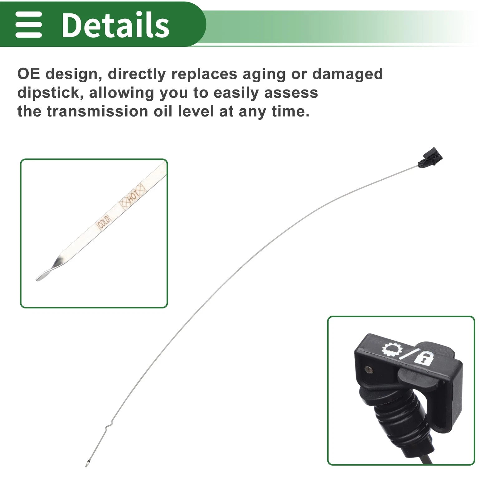 Oil Level DipStick No.24271875 for Cadillac Escalade (2015–2017)