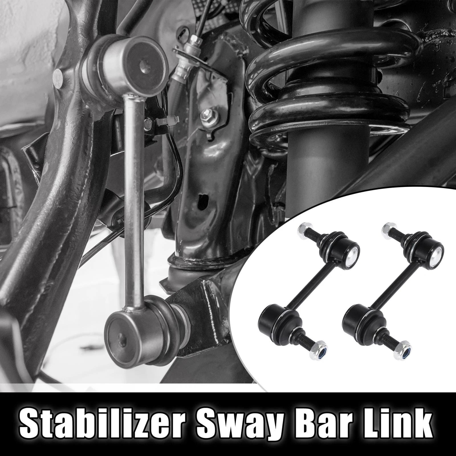 2Pcs Rear Sway Bar Stabilizer Link K9545 4883012060 for Toyota Corolla (1988–2002)