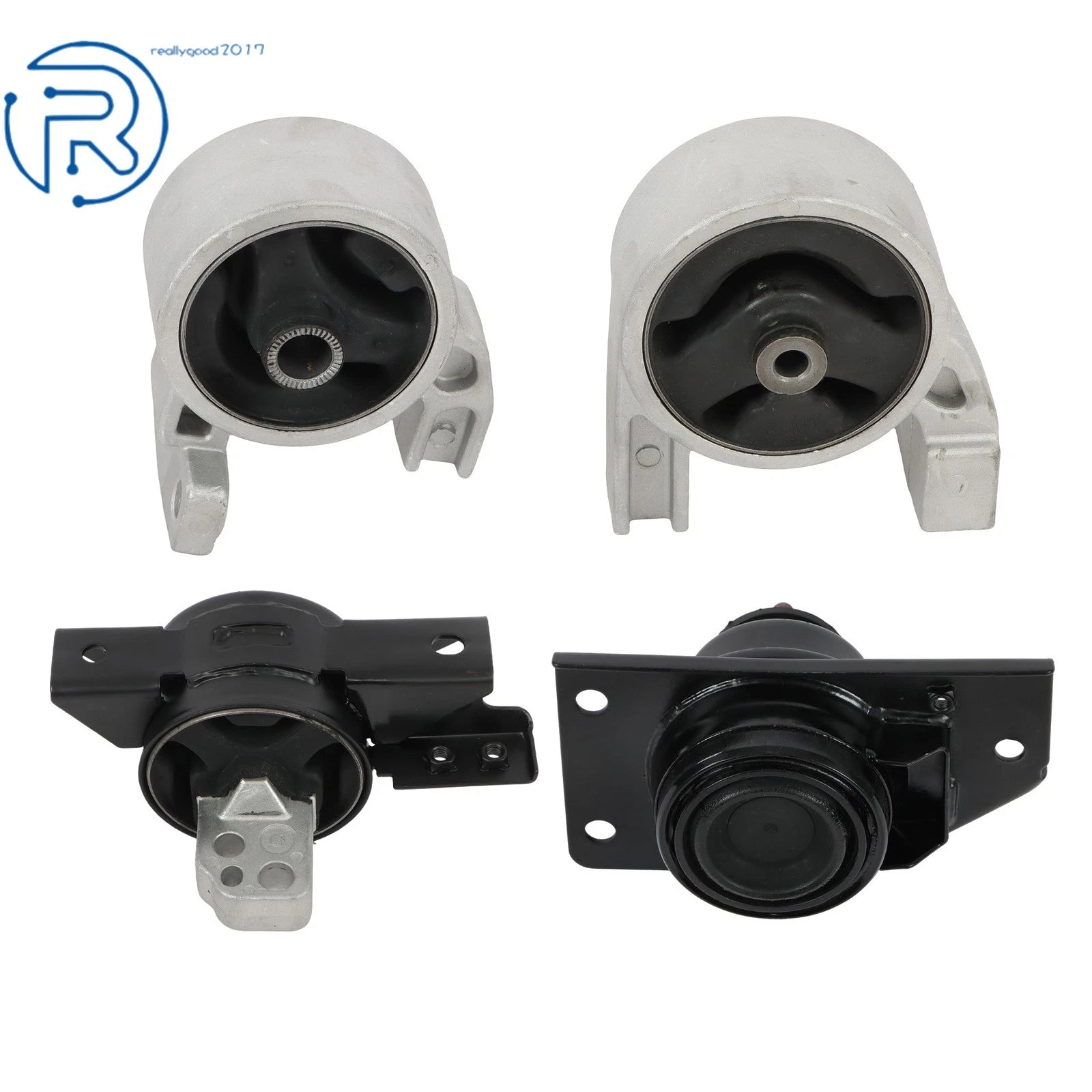Set of 4 Engine Motor & Trans Mounts for Hyundai Accent (2006–2011)