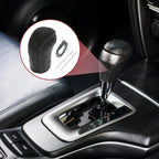 Car Gear Shift Knob Cover for Hyundai Tucson 2015-2018 Black Grey Faux Leather
