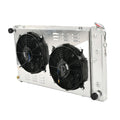 3 Row Radiator with Shroud Fan for Chevy C/K C10/20/30 K10/20 (1973–1986)