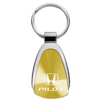 Gold Teardrop Keychain KCGOLD.PIL - Officially Licensed for Honda Pilot