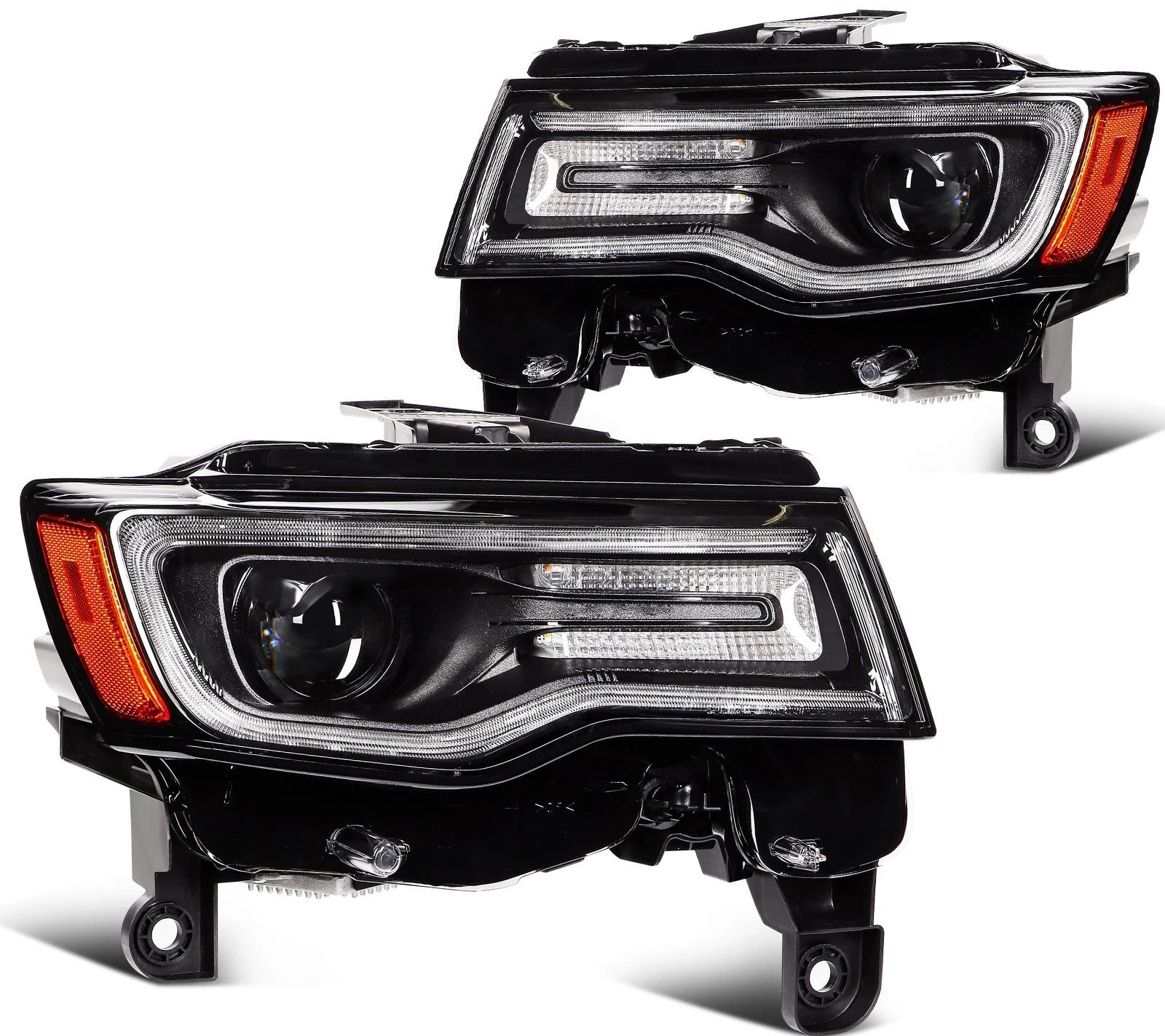 Headlamp Assembly Pair for Jeep Grand Cherokee (2019–2021) Projector