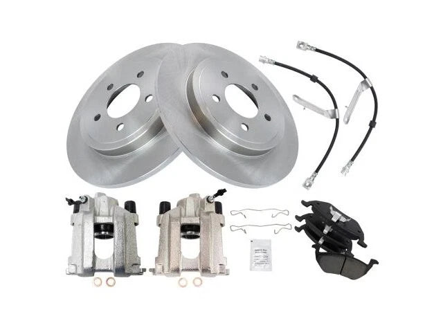 Rear Brake Pad Rotor and Caliper Set for Mazda Tribute (2005–2006) QF856TX