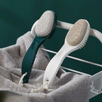 2X Double Sided Pumice Stone with Soft Bristle Brush for Foot Care