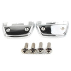 Chrome Passenger Footboard Covers for Harley Touring Road Glide (2014-2023)