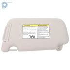 Passenger Sun Visors for Nissan Sentra (2013–2019) with Vanity Mirror, Light Gray