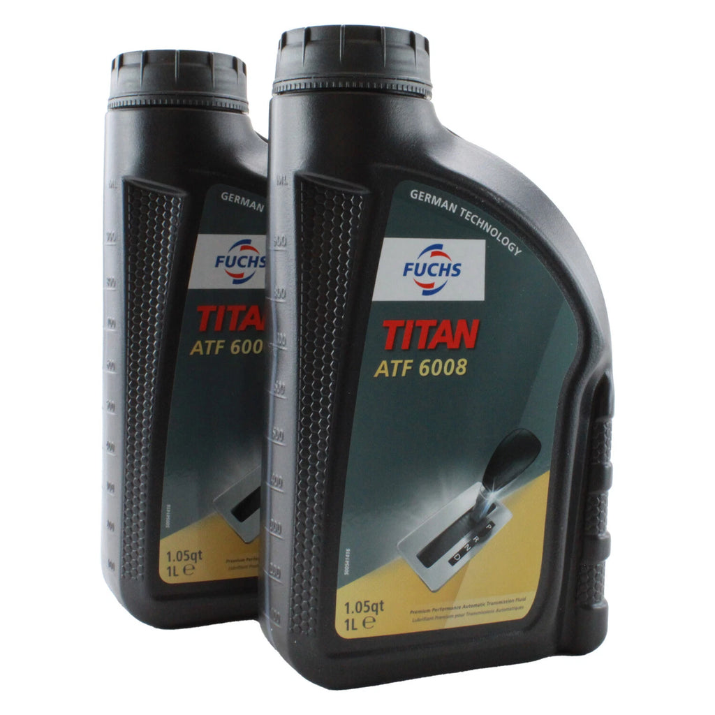 2X Fuchs TITAN ATF 6008 Transmission Fluid Lifeguard 8 Green 1L