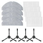 Set of 4 Side Brushes, HEPA Filters & Mop Cloths for lubluelu L40 B40 L15 Ultra