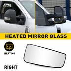 Mirror Glass Lower for Ford F-250 Super Duty (2017–2019) Right Side