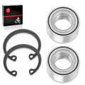 2 Front or Rear Wheel Bearing + Circlip for Honda Pioneer 1000 (2016–2022)