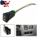 Factory Style 4-Pole 12V Push Button Switch with LED for Universal (—)