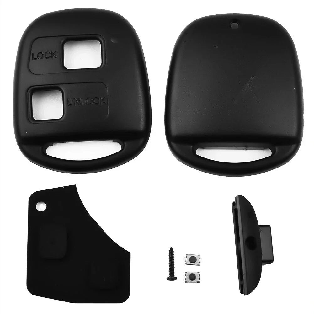 Key Button Pad Shell Case Switch for Toyota Corolla