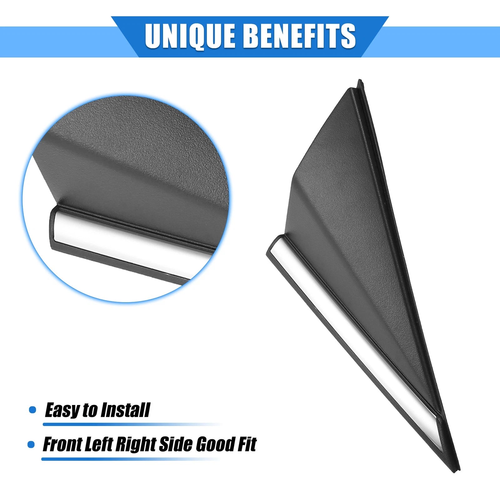 2X Mirror Corner Triangle Fender for Hyundai Elantra (2014–2016)
