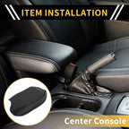 Center Console Armrest Cover for Ford Ranger (Microfiber Leather)
