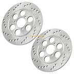 2X Front Brake Disc Rotors for Honda ATC200X ATC250R (1983–1985) 43122-965-000