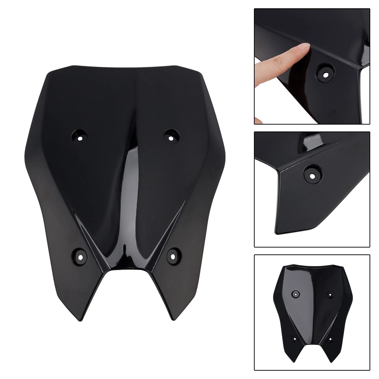 Windshield Windscreen for Kawasaki Z900 (2025–2026) Black