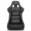 NRG FRP-302BK-V Fixed Back Bucket Seat for Universal Fit (Large Size)