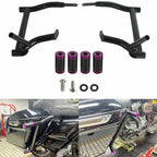 Saddlebag Guard Crash Bar & End Tube Sliders for Harley Road Glide (2015-2023)