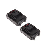 2-Pack Black Plastic Battery Case for 21V 5-Cell Li-ion Battery Housing