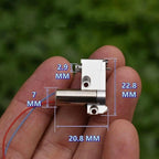 Coreless Gear Motor with Full Metal Gearbox DC 2V-3.7V 32-61 RPM (1 Piece)