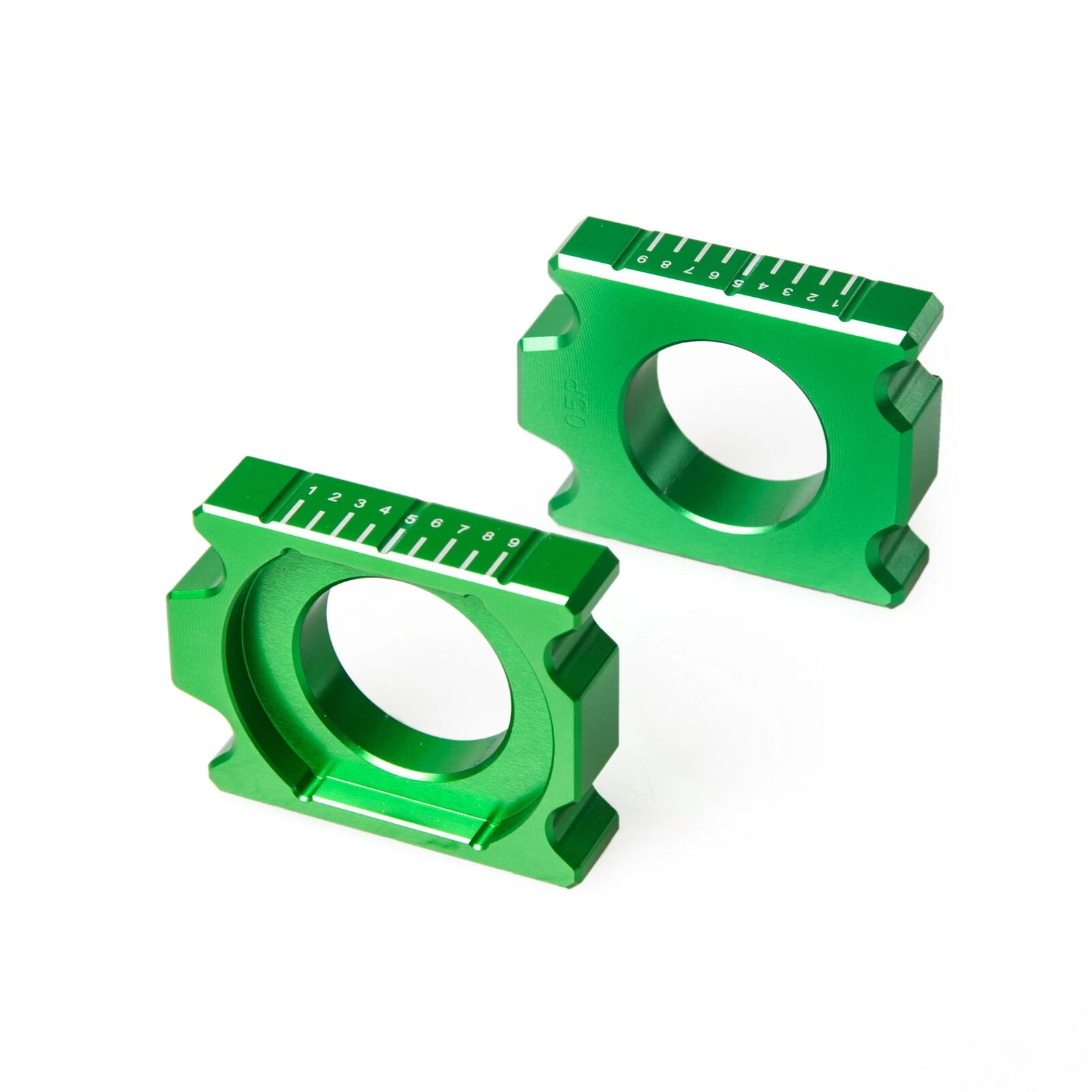 CNC Rear Axle Block Chain Adjuster for Kawasaki KX125 KX250 (2003–2008)
