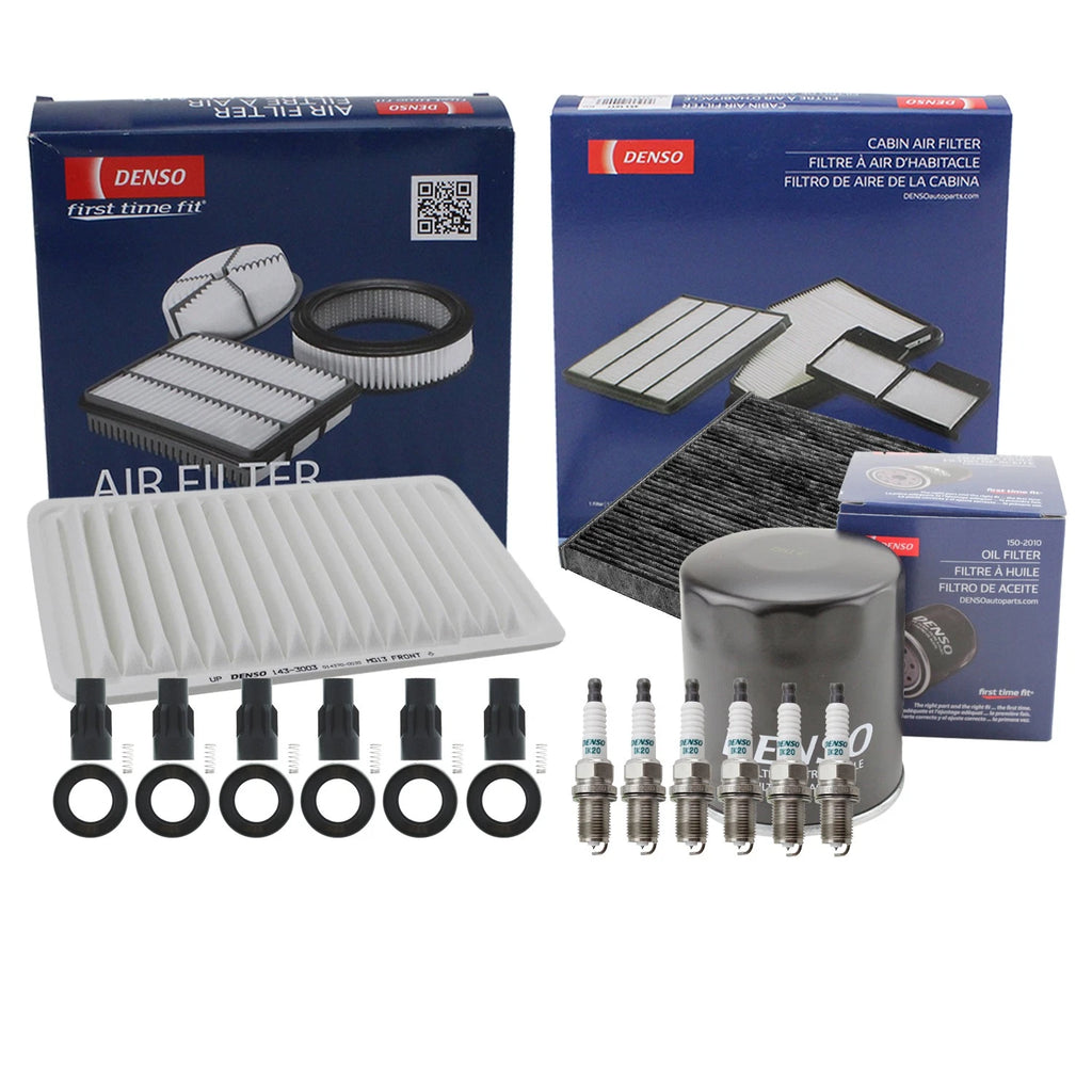 Tune Up Kit 6 Spark Plugs & Boots for Camry RX330 Sienna Solara (2004–2006)