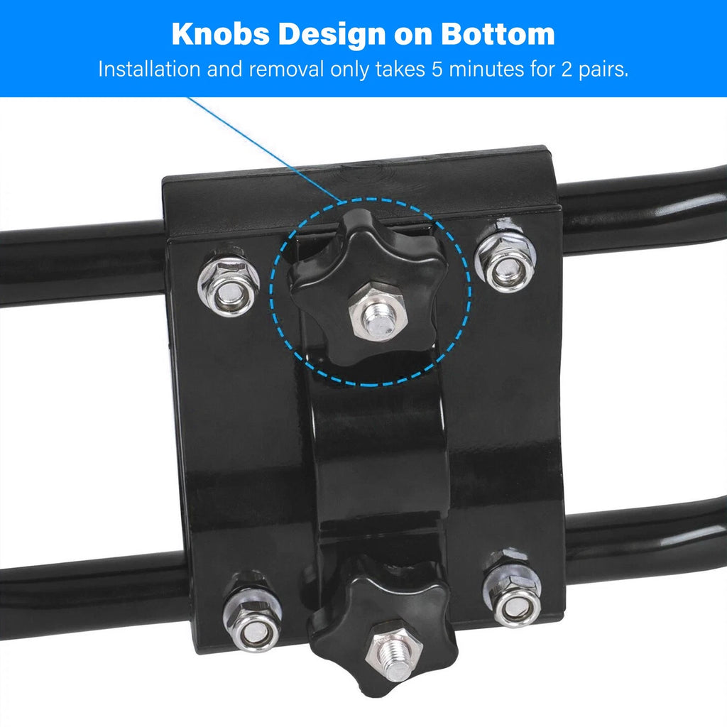 Set of 2 Kayak Roof Rack Carriers for Roof Mounting