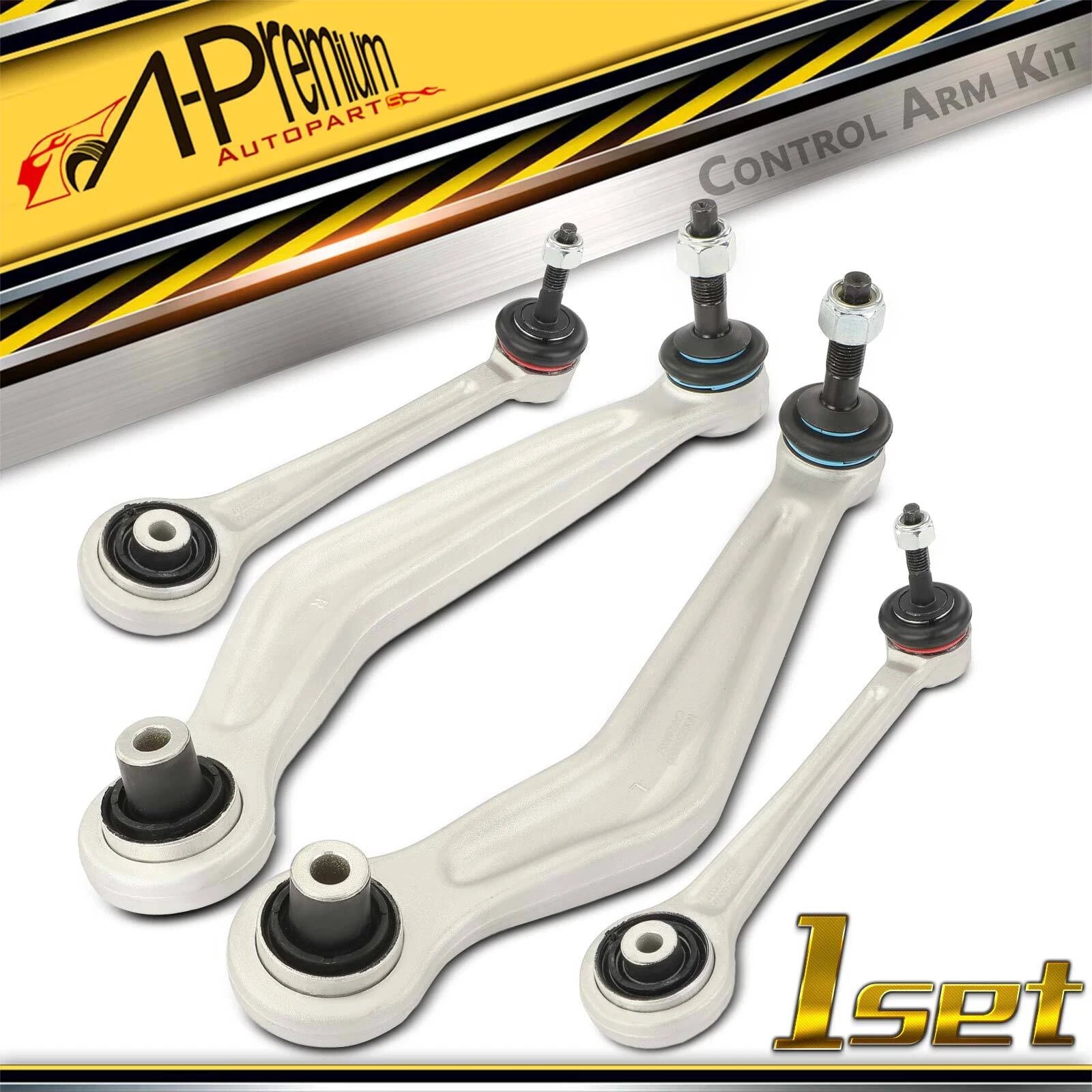 Set of 4 Rear Control Arm Ball Joints for BMW 540i 1997–2003, 525i 2001–2013, 528i, 530i
